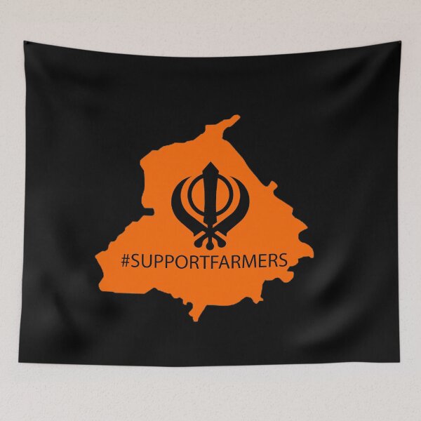 Item preview, Support Punjabi Farmers - Kisan designed and sold by Riazzzy.
