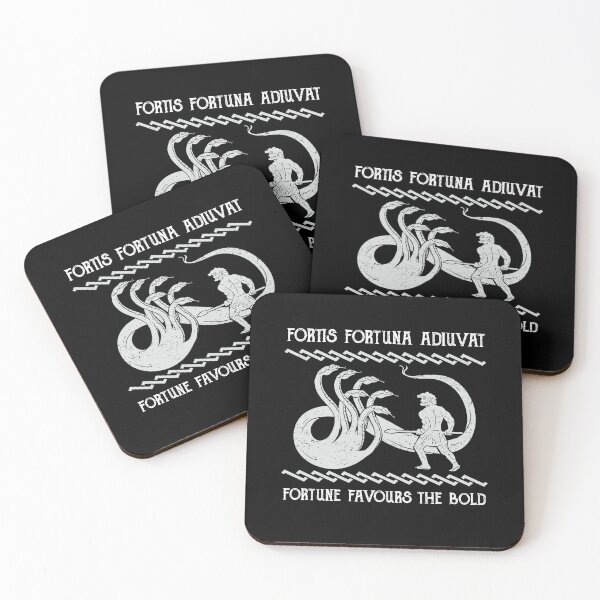 Item preview, Fortis Fortuna Adiuvat Fortune Favours the Bold Hero designed and sold by h44k0n.
