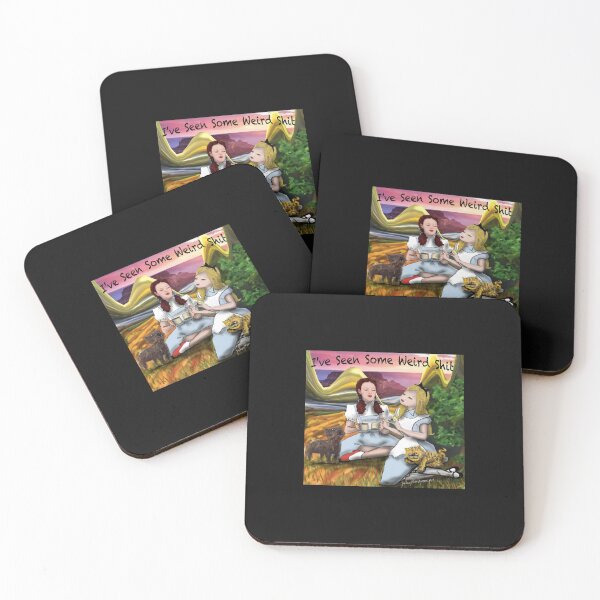 Item preview, Alice In Wonderland and Dorothy of Oz  have coffee-I have seen some weird shit designed and sold by Helen Marvellous.