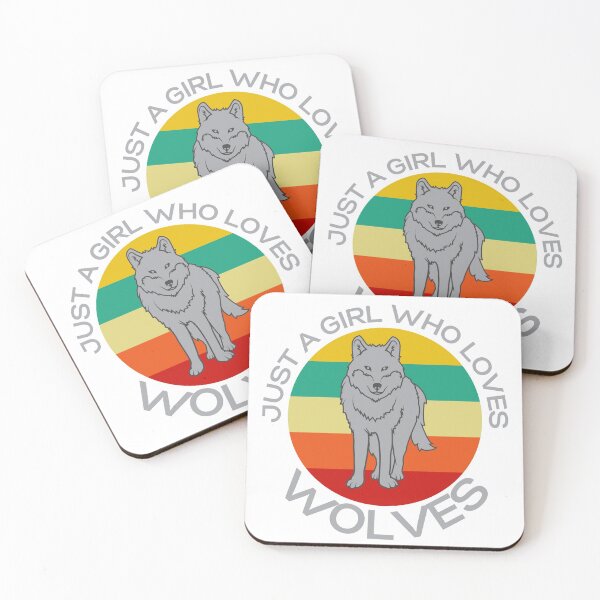 Item preview, Just A Girl Who Loves Wolves Design For the Wolf Lover designed and sold by giftsbyminuet.