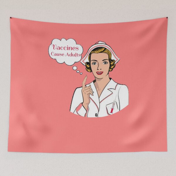 Artikelvorschau, Lustige Impfstoffe verursachen Erwachsene Vintage Krankenschwester Pro-Impfung Retro Geschenk entworfen und verkauft von TopTeeShop.