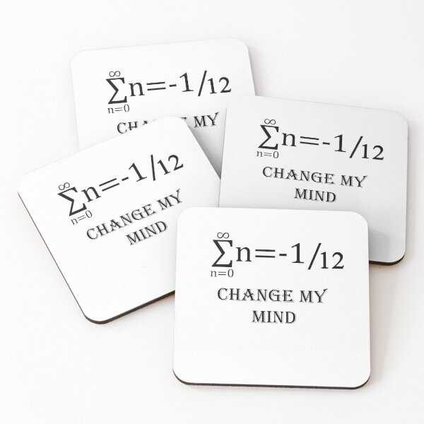 Item preview, sum of all natural numbers, funny math designed and sold by NoetherSym.