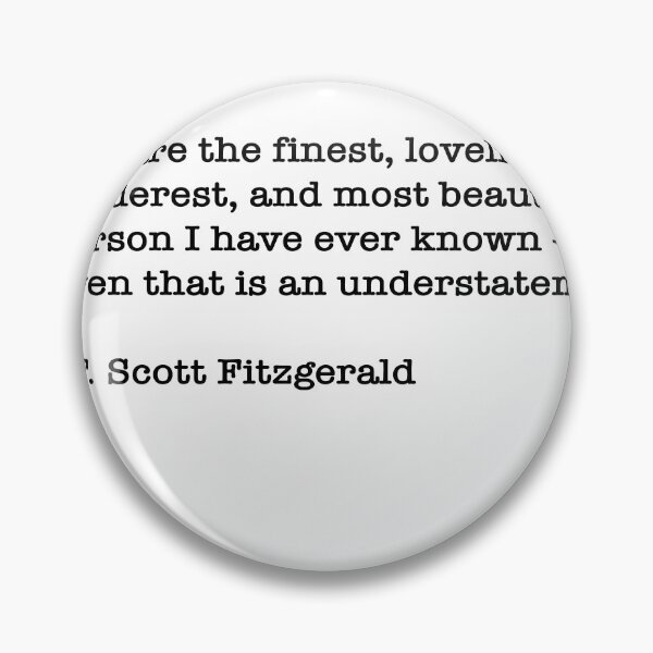 Item preview, F. Scott Fitzgerald Quote designed and sold by Lilycooper23.