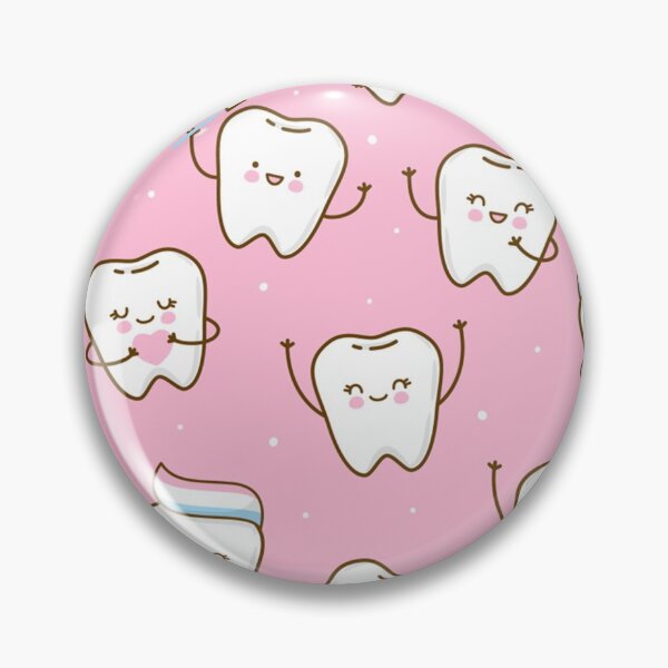 Item preview, Seamless pattern with cute teeth designed and sold by LQTDesigns.