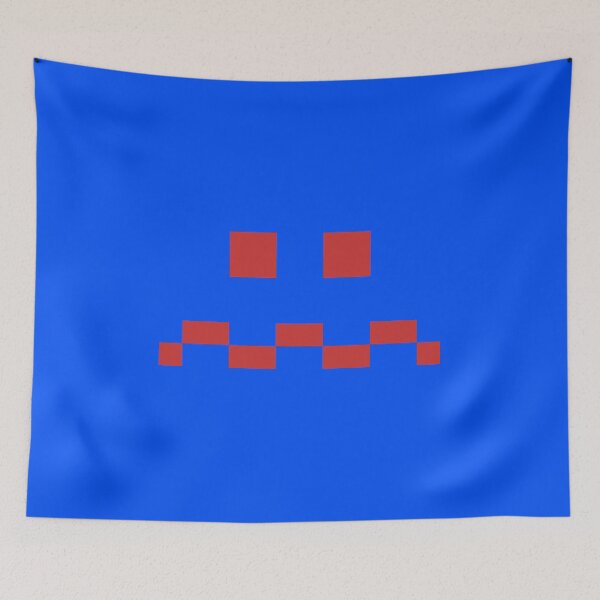 Item preview, Retro Arcade Game Scared Ghost Costume - Red over Dodger Blue designed and sold by johnta17.