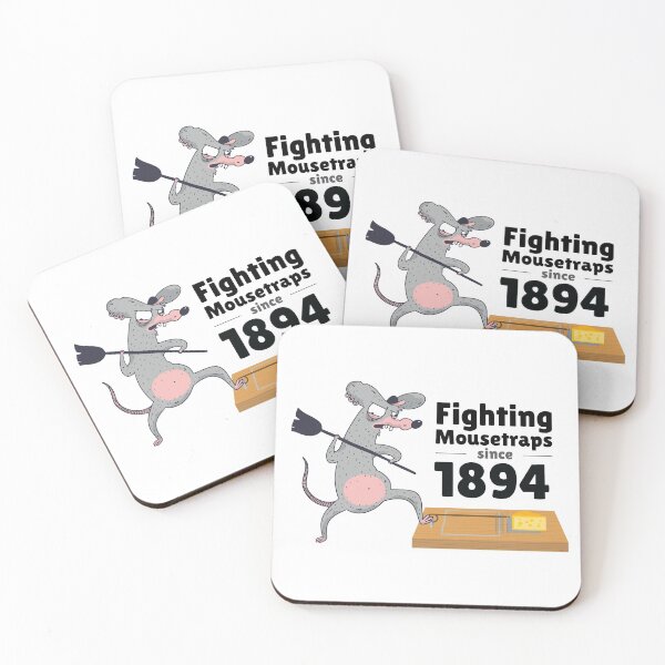Item preview, Mouse Fighting Mouse Traps | Dark Humor designed and sold by artado.