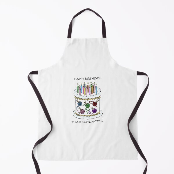 Item preview, Happy Birthday to A Special Knitter Cake and Candles designed and sold by KateTaylor.