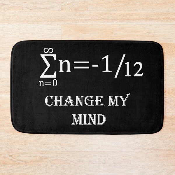 Item preview, sum of all natural numbers, funny math designed and sold by NoetherSym.