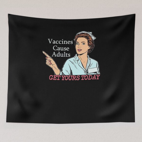 Artikelvorschau, Lustige Impfstoffe Holen Sie sich Ihre Vintage Krankenschwester Pro-Impfung Retro Geschenk entworfen und verkauft von TopTeeShop.