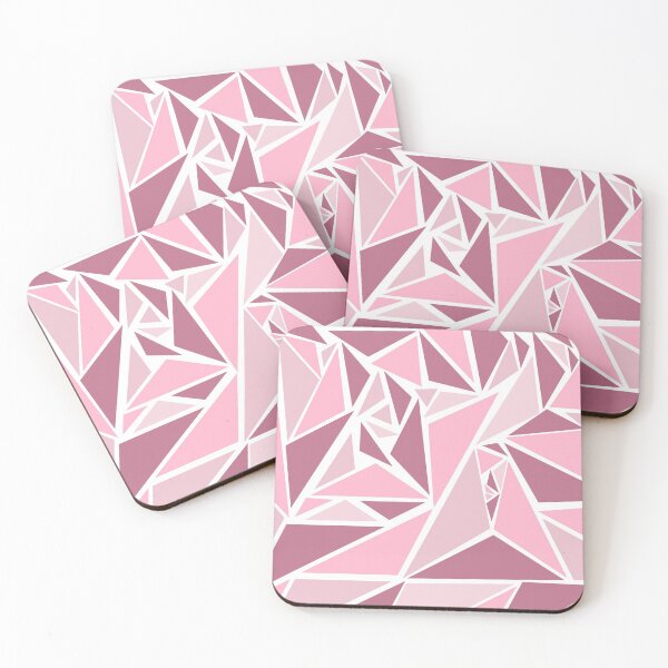 Item preview, pink geometric print pattern designed and sold by House of Hartz by: Dominique11.