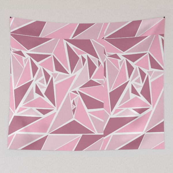 Item preview, pink geometric print pattern designed and sold by House of Hartz by: Dominique11.