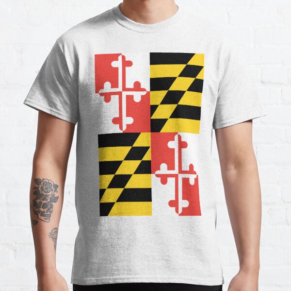 Flag of Maryland Flag of Maryland Classic T-Shirt | Redbubble