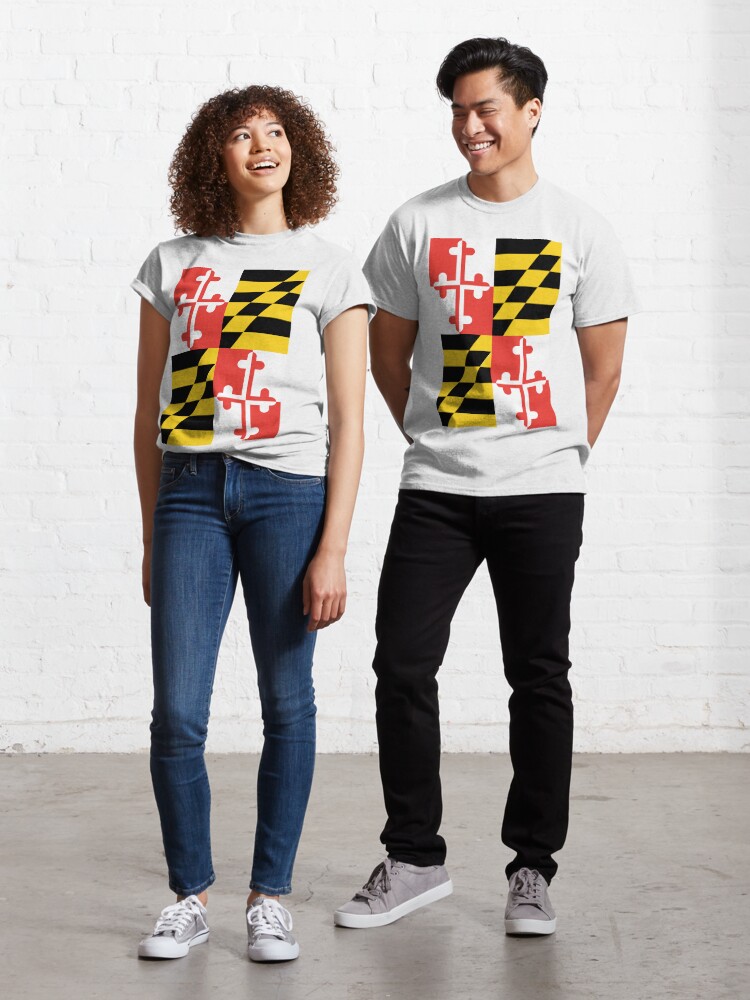 Flag of Maryland Flag of Maryland Classic T-Shirt | Redbubble