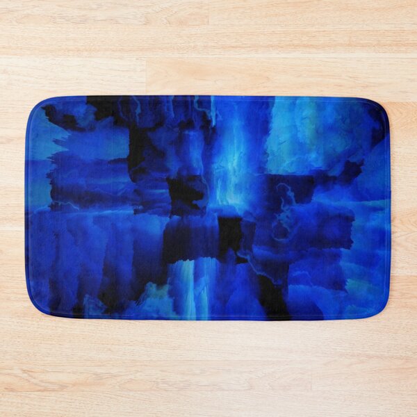 Item preview, Abstract blue shadows and light bridge and stairs designed and sold by Digibee.