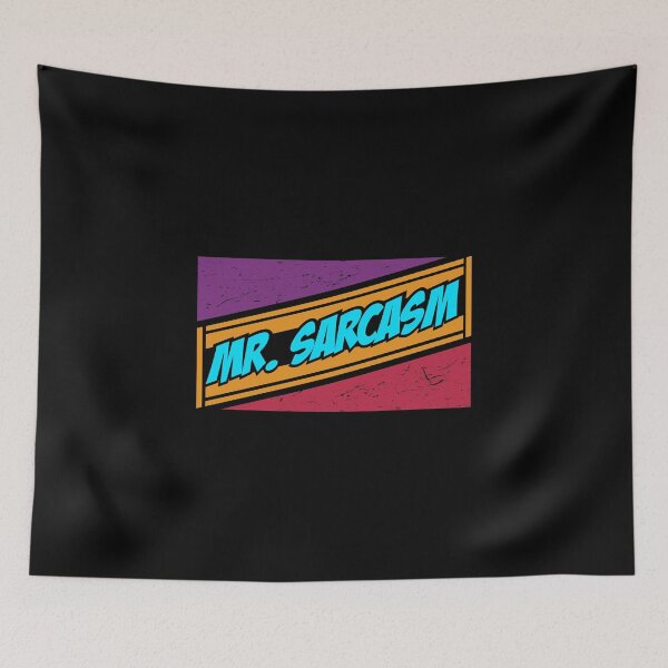 Item preview, MR. SARCASM - Being Sarcastic, suits you - Cool Design for Apparel, Mugs Etc. designed and sold by ShaykhUmer.