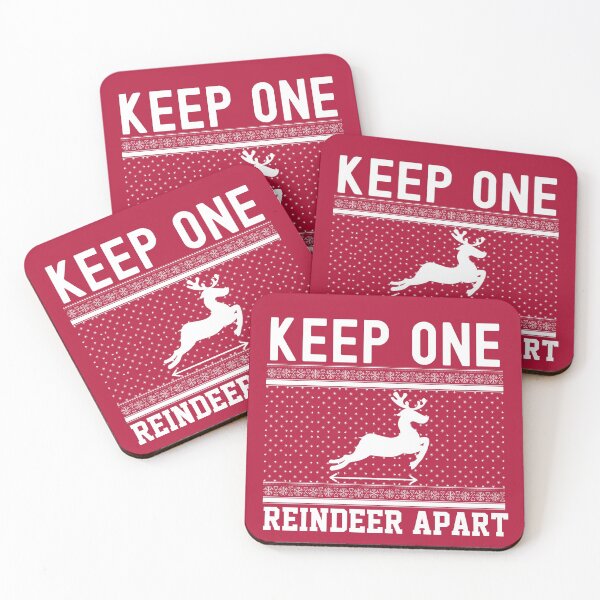 Item preview, Keep One Reindeer Apart Funny Gift for Christmas designed and sold by Happy-PrintZ.