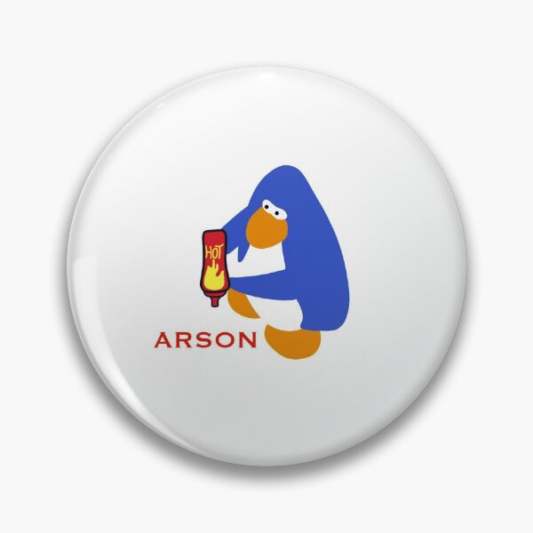 Item preview, Club penguin arson hot sauce meme designed and sold by nikkihistory.