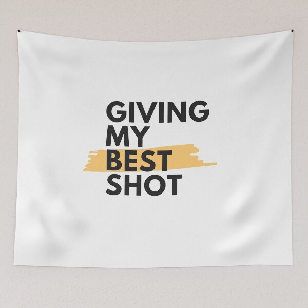 Item preview, Giving My Best Shot designed and sold by pintsandquarts.