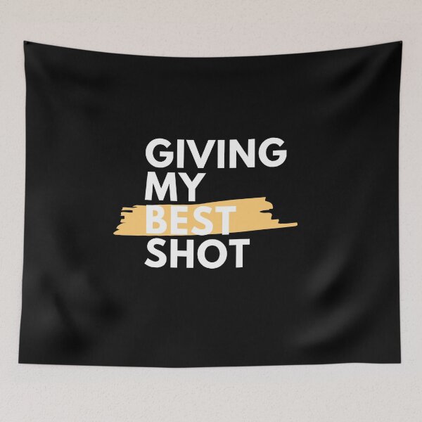 Item preview, Giving My Best Shot designed and sold by pintsandquarts.
