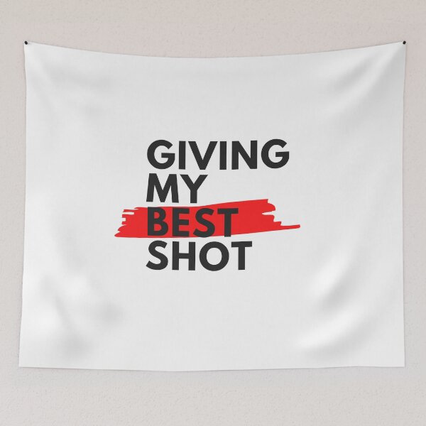 Item preview, Giving My Best Shot designed and sold by pintsandquarts.