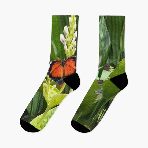 Item preview, Butterfly With Green Leaves designed and sold by YOYOCollection.