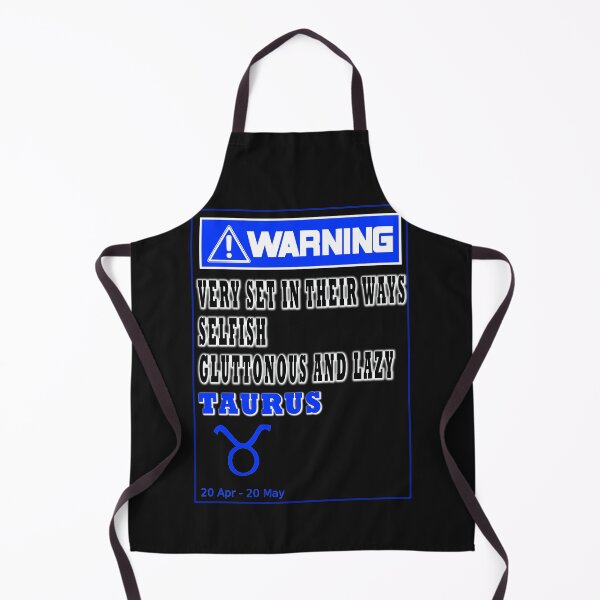 Item preview, WARNING ZODIAC SIGN TAURUS designed and sold by GraphicMedia.