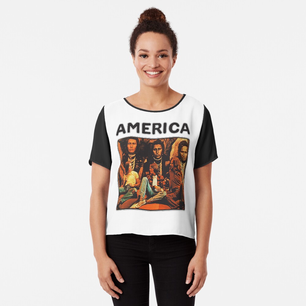 America 1971 band Chiffon Top