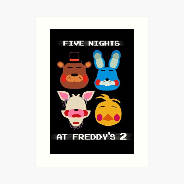 Five Nights at Freddy's 2 Sticker for Sale by art of AJA