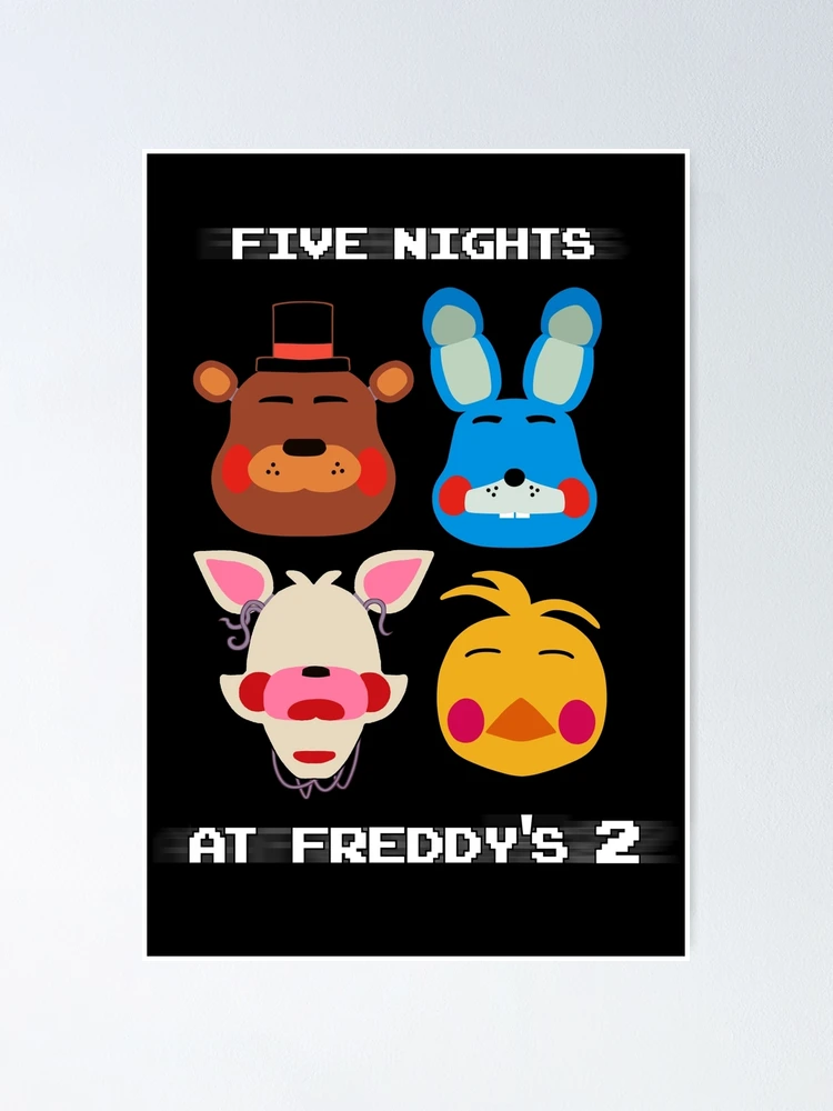 Five Nights At Freddys 2 Official Poster #1 by ProfessorAdagio on