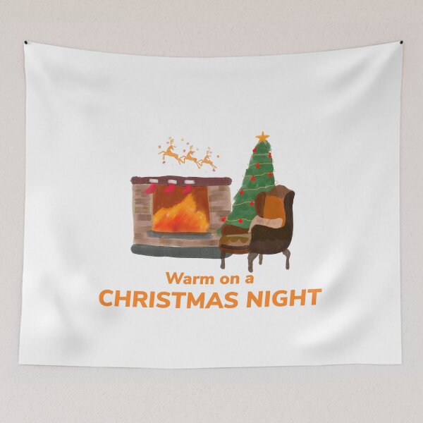 Item preview, Warm on a christmas night | Happy Christmas designed and sold by Mixture-DESIGN.