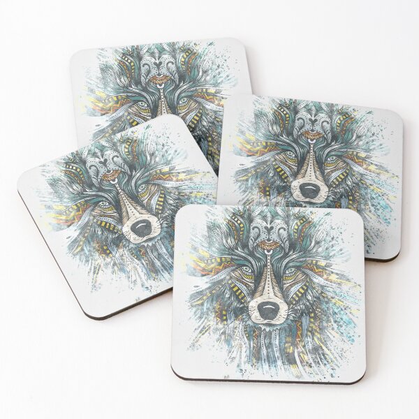 Item preview, Sacred Mandalas Spiritual Wolf (Tribal Guardian Spirit) designed and sold by Ornamental Arts.