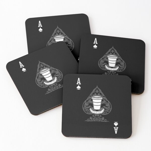 Aperçu de l'œuvre Ace Of Cups Café Tarot Barista Carte À Jouer Latte créée et vendue par GrandeDuc.