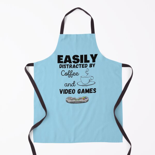 Item preview, Easily Distracted by Coffee and Video Games designed and sold by CustomAssist.