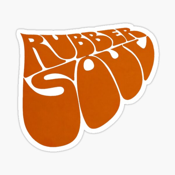 HIGH QUALITY Rubber Soul Logo Essential Sticker