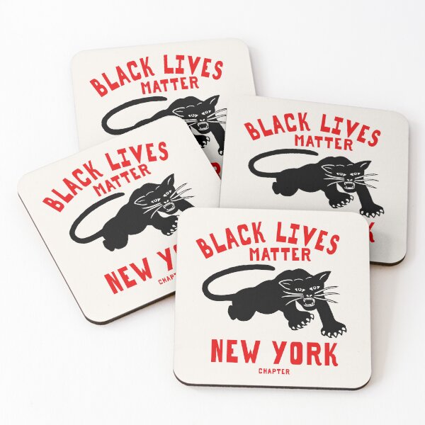Item preview, BLACK LIVES MATTER: 'NEW YORK Chapter': Original Black with Red Text on Cream designed and sold by Day Chapman.