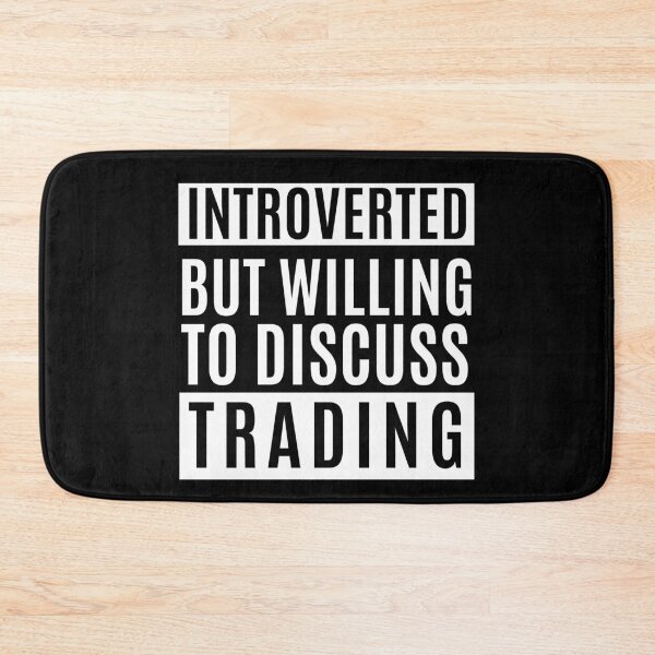 Item preview, Introverted But Willing To Discuss Trading designed and sold by m95sim.