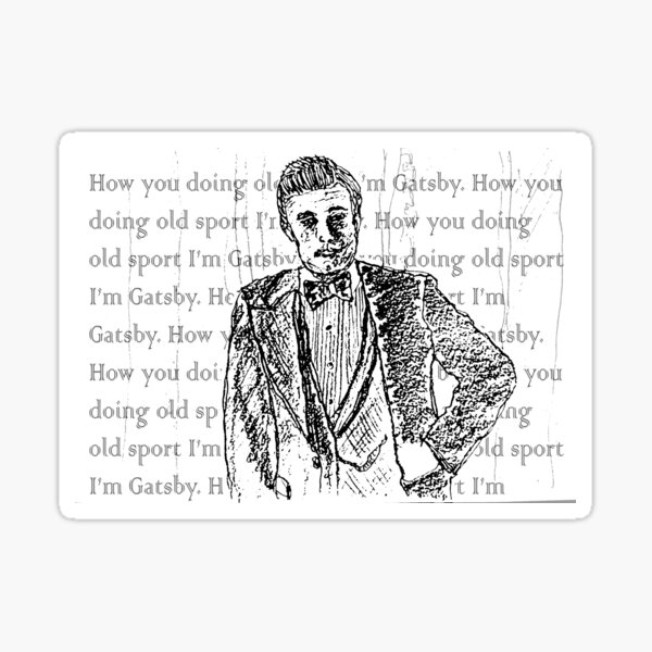 Robert Redford (The Great Gatsby '74) Sticker
