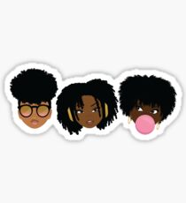 3 Wise Naturalistas Sticker