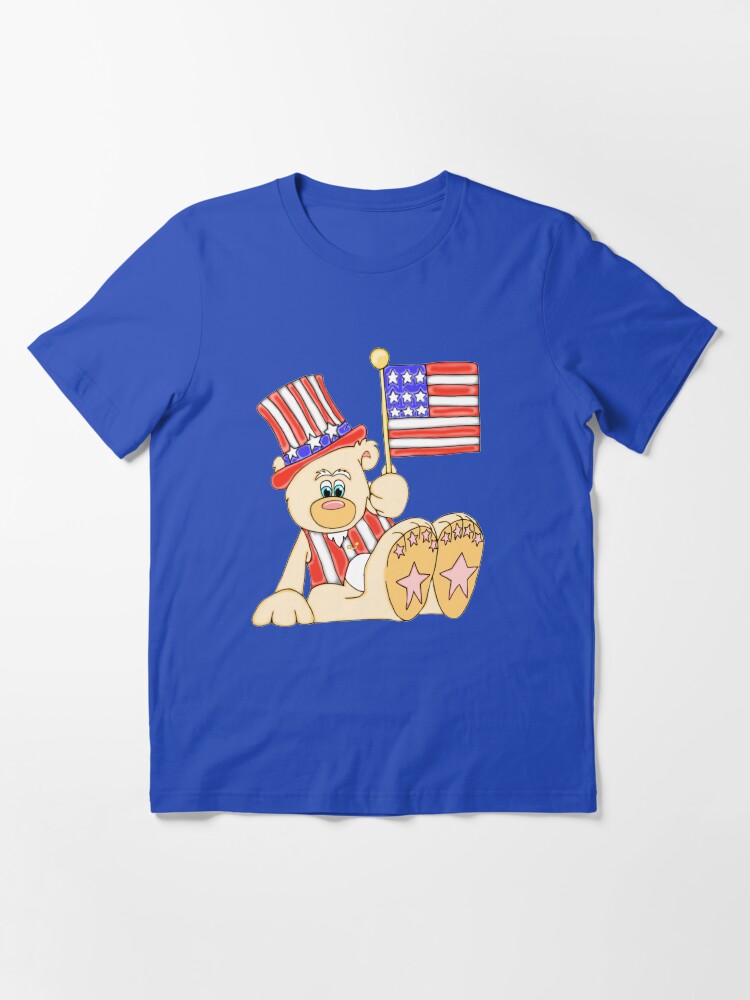 Patriotic teddy bear; Tshirt teddy popular