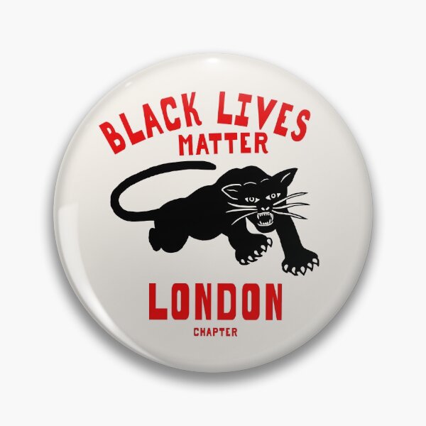 Item preview, BLACK LIVES MATTER: 'LONDON Chapter': Original Black with Red Text on Cream designed and sold by Day Chapman.