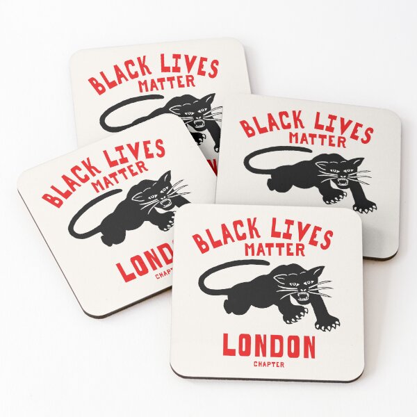 Item preview, BLACK LIVES MATTER: 'LONDON Chapter': Original Black with Red Text on Cream designed and sold by Day Chapman.