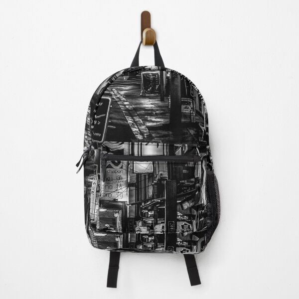 Item preview, Empty Alleyway Urban Night Scene Tokyo, Japan designed and sold by DFLC Prints.