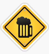 beer sign Sticker