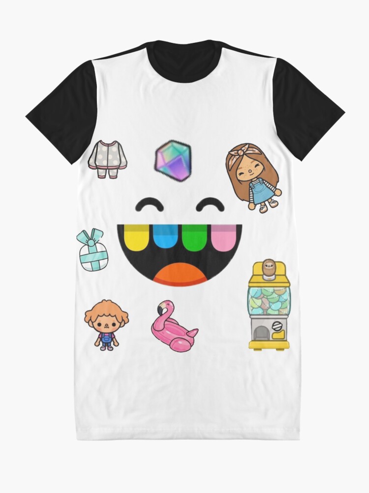 toca life box - toca boca cute Graphic T-Shirt Dress for Sale by Art-Art69