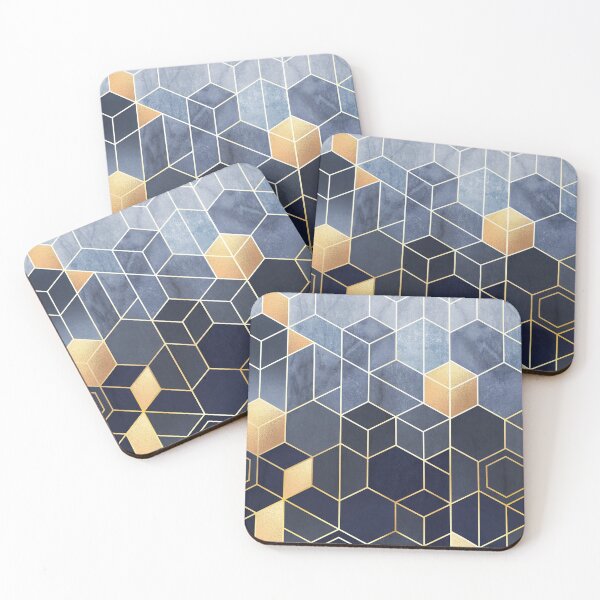 Item preview, Hexagons Geometric Pattern designed and sold by cadinera.