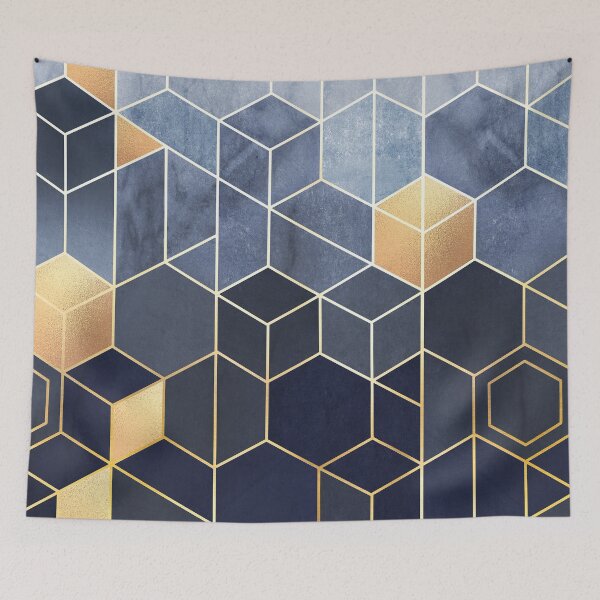 Item preview, Hexagons Geometric Pattern designed and sold by cadinera.