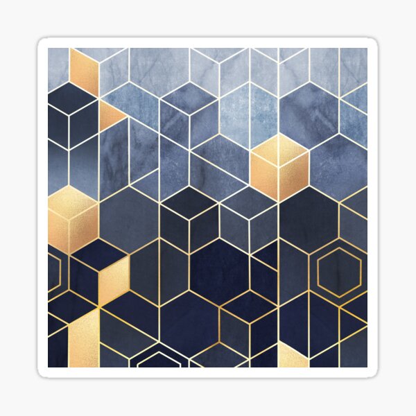 Item preview, Hexagons Geometric Pattern designed and sold by cadinera.