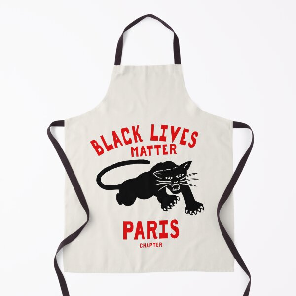 Item preview, BLACK LIVES MATTER: 'PARIS Chapter': Original Black with Red Text on Cream designed and sold by Day Chapman.