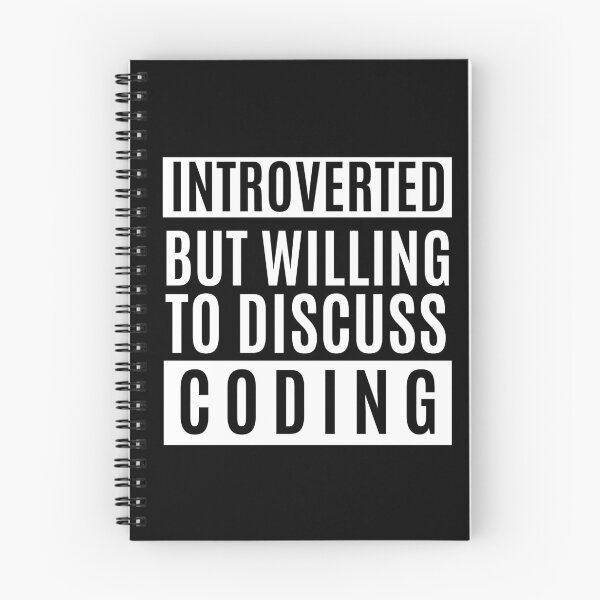 Item preview, Introverted But Willing To Discuss Coding designed and sold by m95sim.