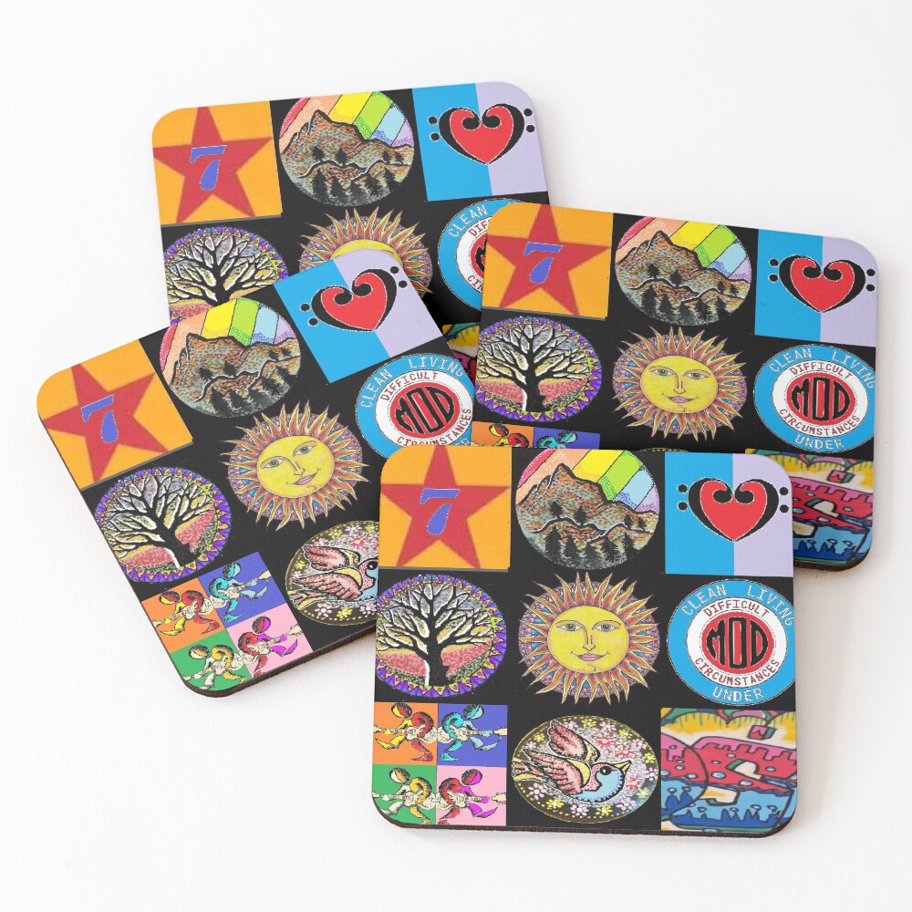 Item preview, Coasters (Set of 4) designed and sold by LowEndGraphics.